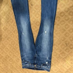 Mother brand “The Cruiser” flare blue jeans